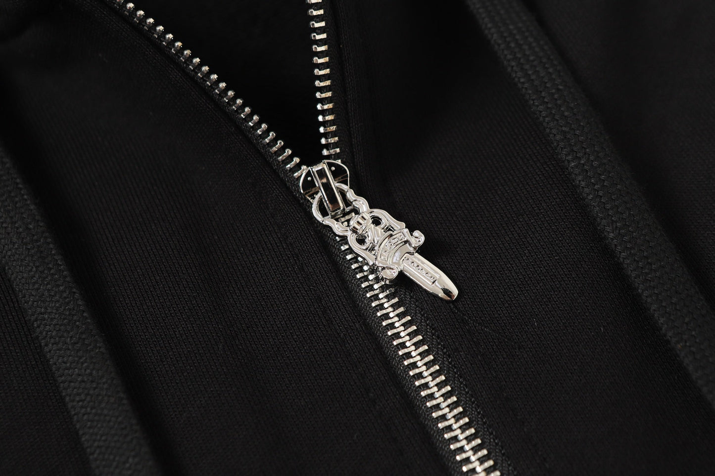 Chrome Hearts カラフルラインストーン パーカー - ブラック ゴシック ストリート スウェットシャツ 2608 