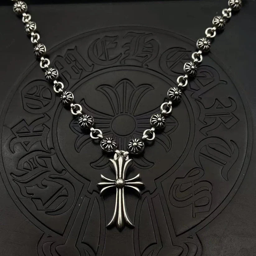 Chrome Hearts ロゴネックレス -9