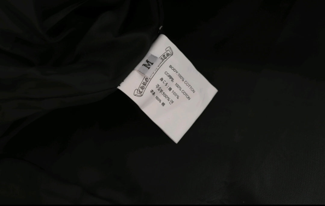 Chrome Hearts ブラック ホワイト ストリートスタイル ベースボールコート 0002 