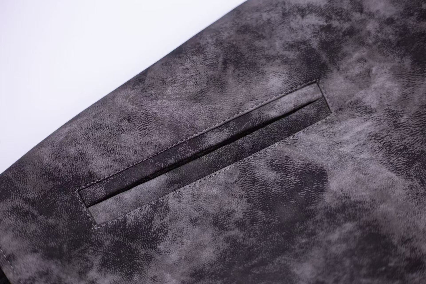 Chrome Hearts フルール・ド・リス パッチ バーシティジャケット - グレー タイダイ アウターウェア A5588 