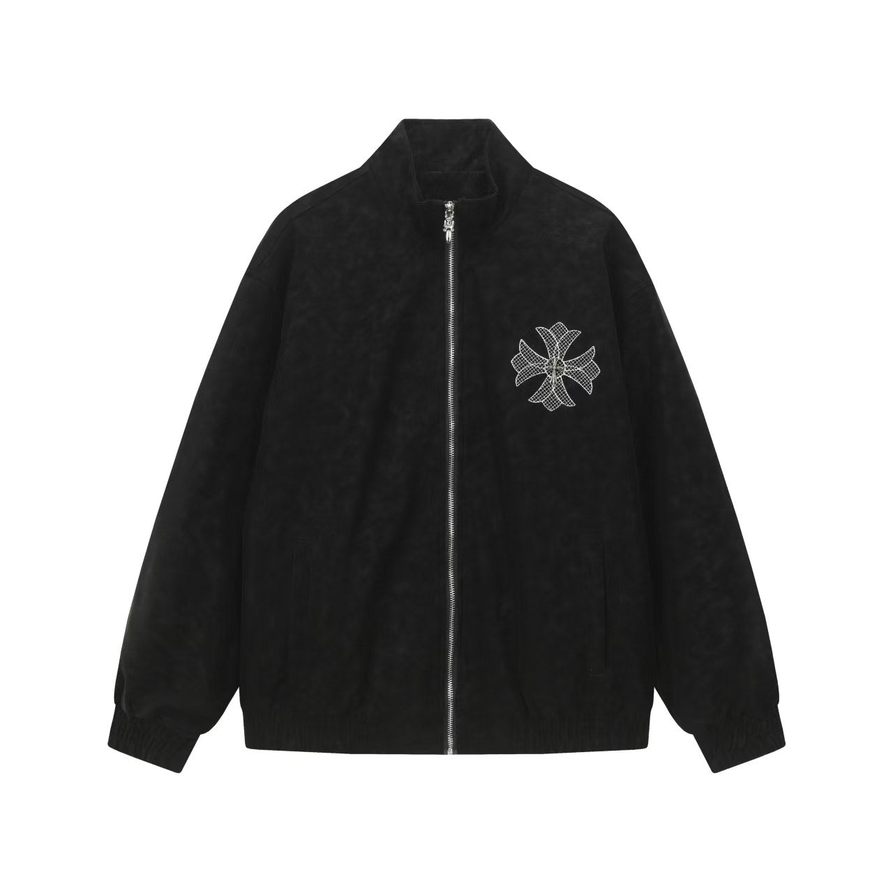 Chrome Hearts ホースシュークロスジャケット - ブラックストリート刺繍コート 8800 