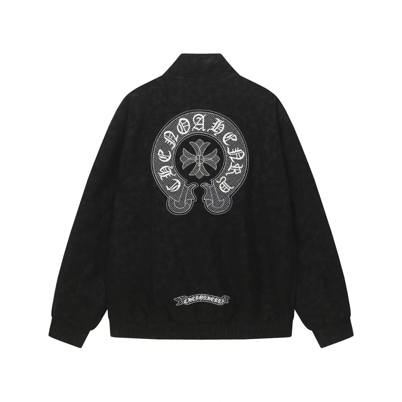 Chrome Hearts ホースシュークロスジャケット - ブラックストリート刺繍コート 8800 