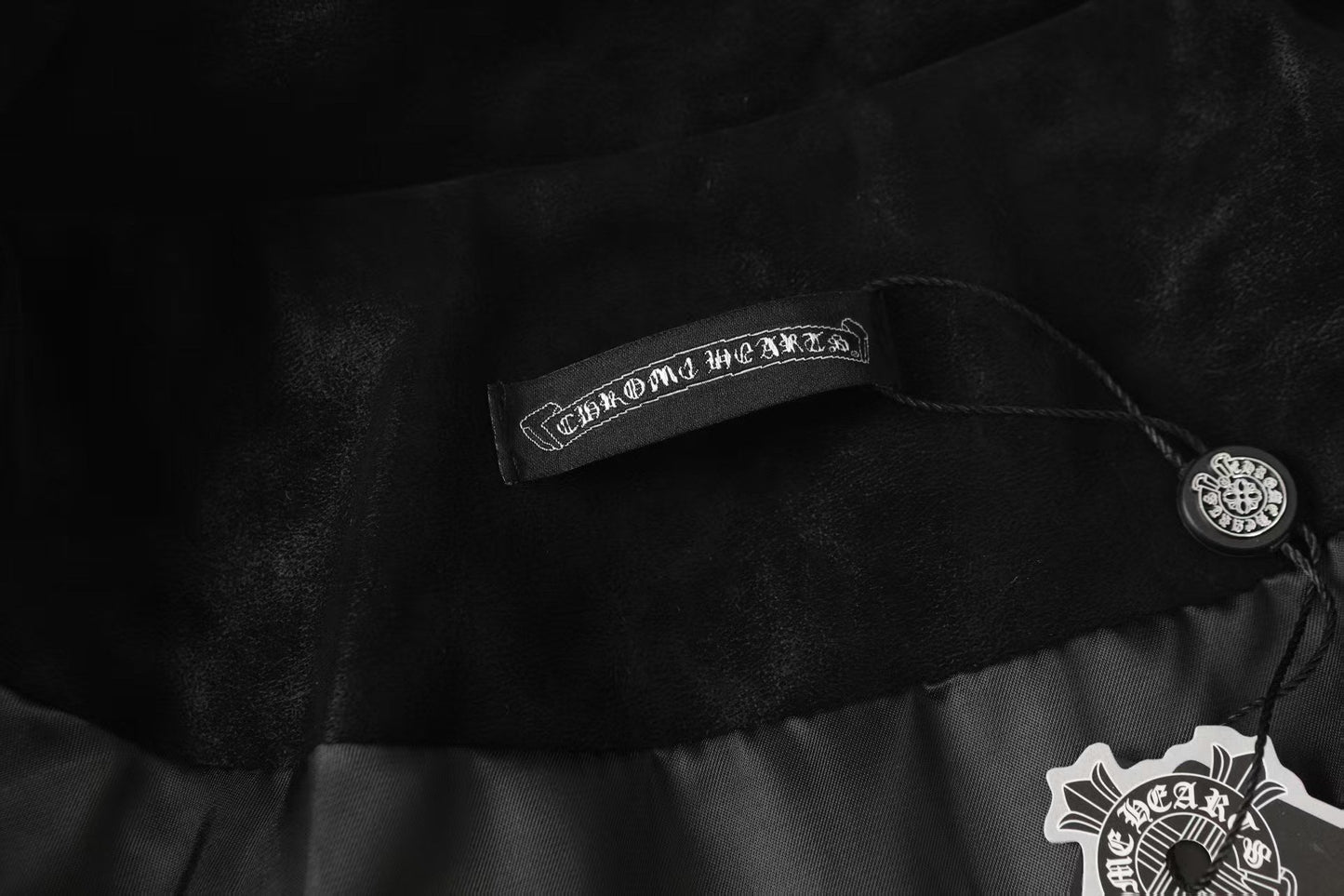 Chrome Hearts ホースシュークロスジャケット - ブラックストリート刺繍コート 8800 