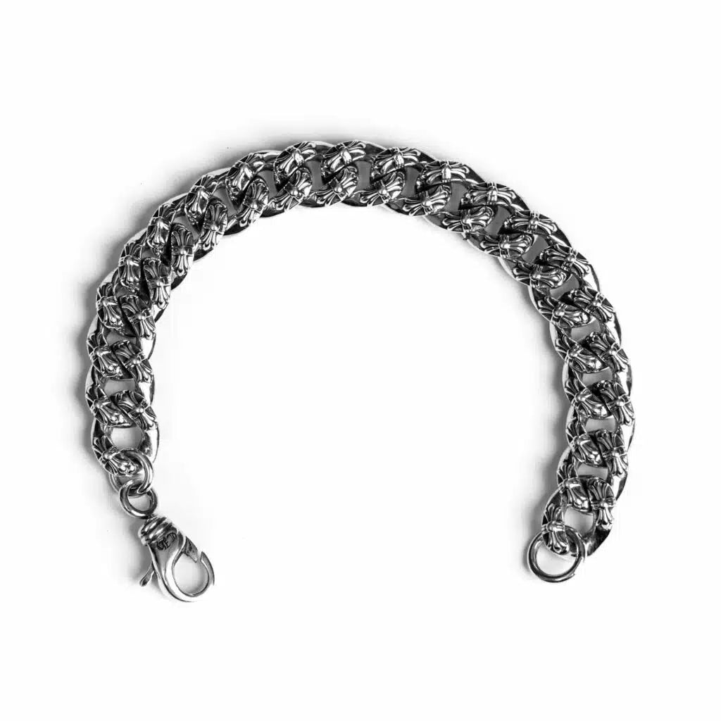 Chrome Hearts ベイビーファット ファンシーチェーンクリップブレスレット
