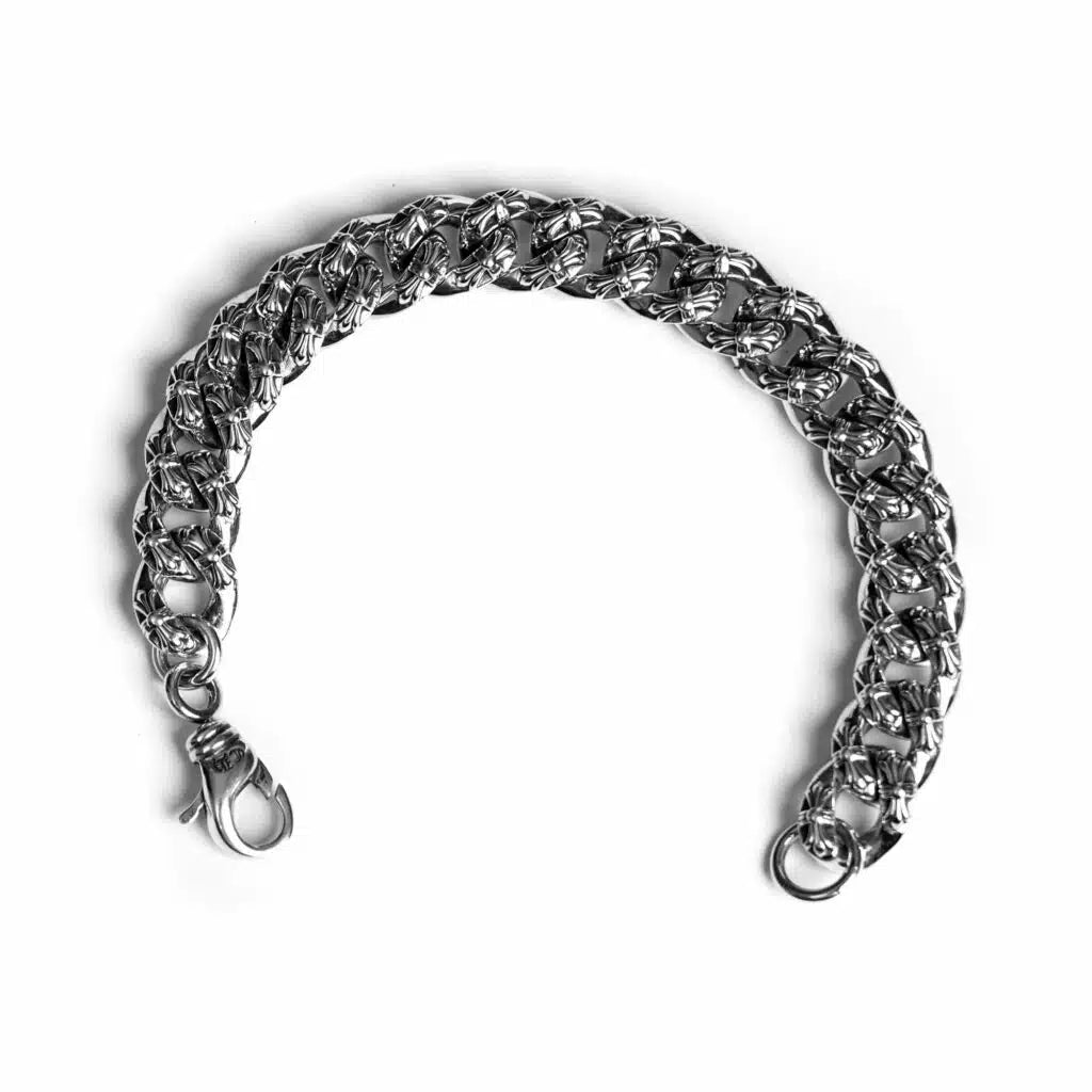 Chrome Hearts ベイビーファット ファンシーチェーンクリップブレスレット