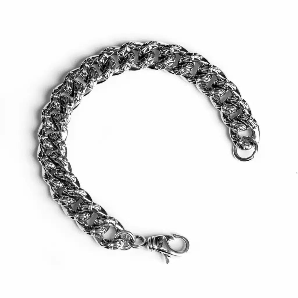 Chrome Hearts ベイビーファット ファンシーチェーンクリップブレスレット