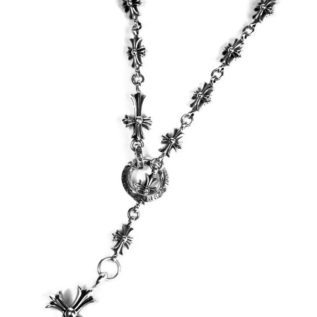 Chrome Hearts クロス＆ベイビーファットチャーム（タイニーE CHプラスチョークチェーン付き）