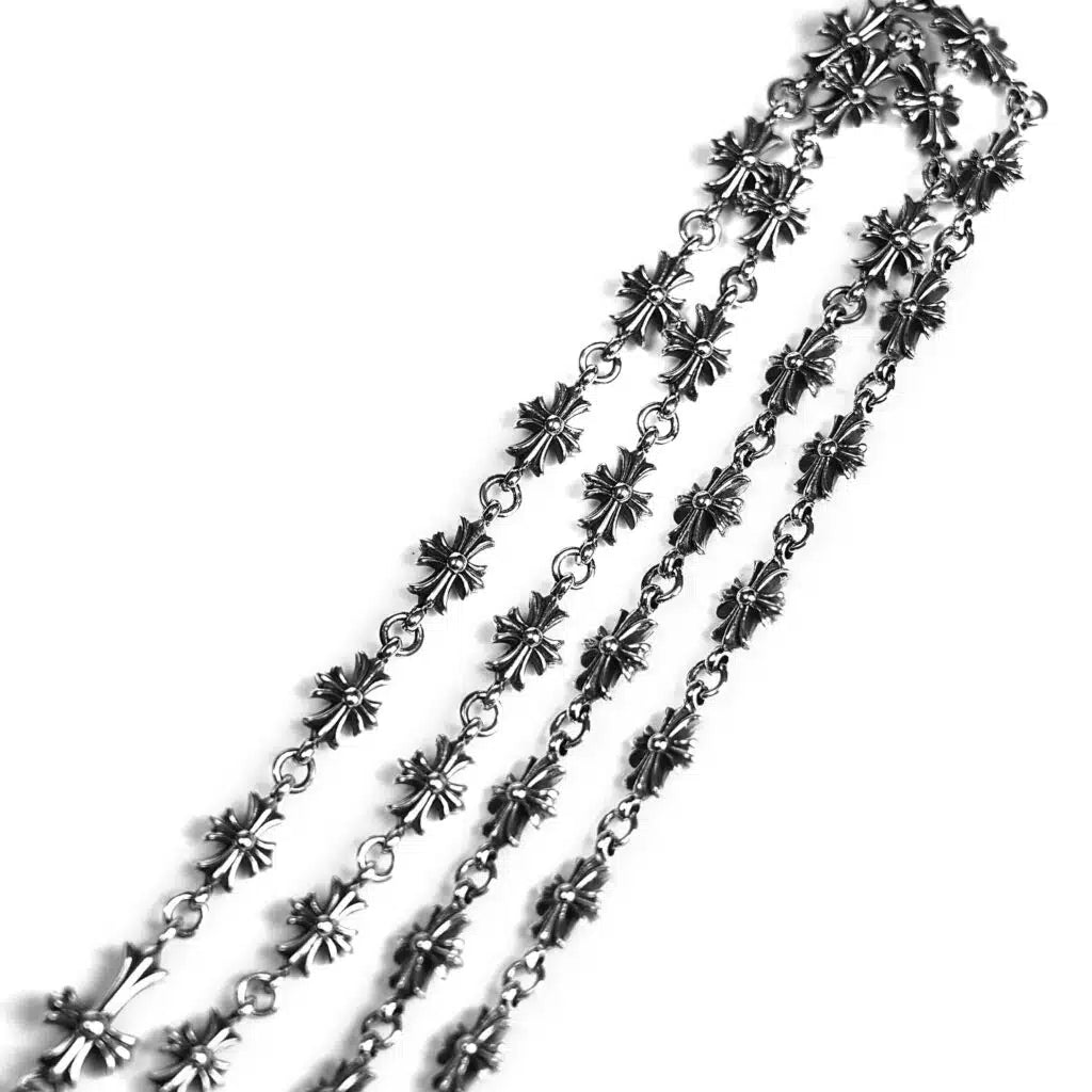 Chrome Hearts クロス＆ベイビーファットチャーム（タイニーE CHプラスチョークチェーン付き）