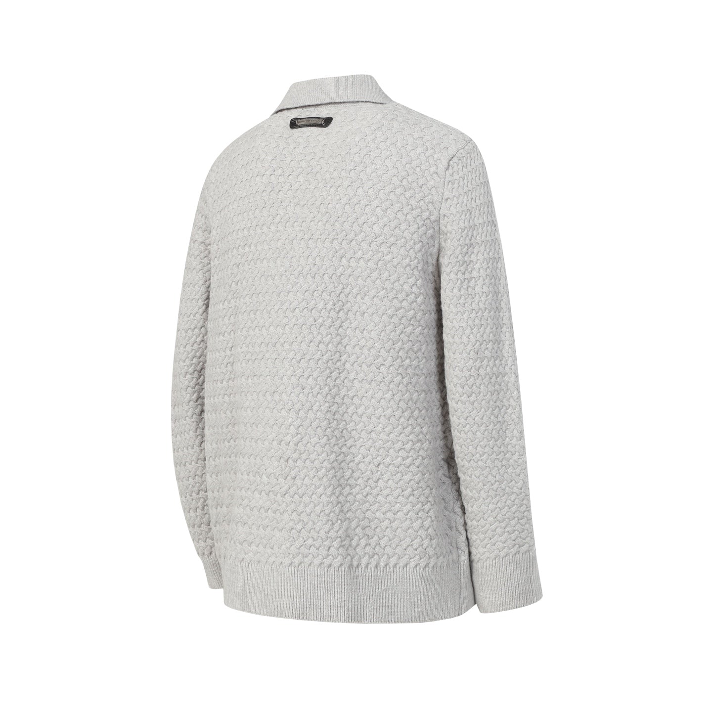 Chrome Hearts ゴシッククロス ニットカーディガン - ブラックグレー ストリートウェア ジャケット 904 