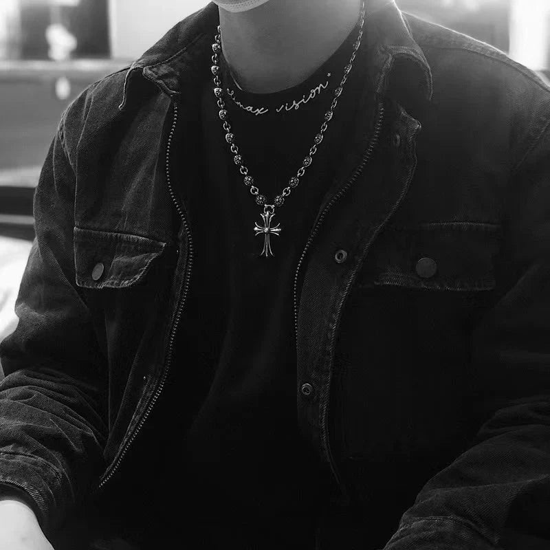 Chrome Hearts ロゴネックレス -9